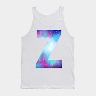 Letter Z galaxy Tank Top